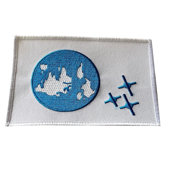 Space Above and Beyond Earth Flag Iron on Patch - Costume DIY Cosplay
