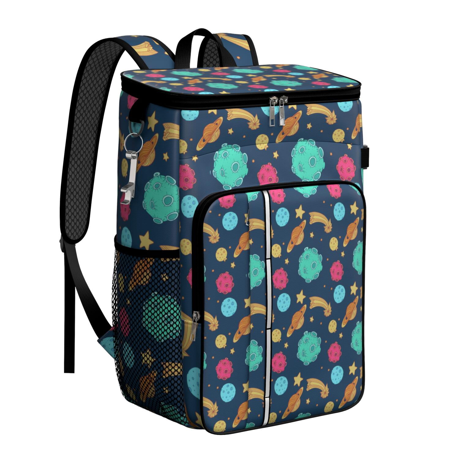 Space Adventure Cooler Backpack, Insulated Leakproof Lunch Bag with ...