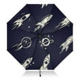 thumbnail image 1 of Space Adventure Extra Large Automatic Umbrella, UV Protection, Waterproof, Auto Open and Close, 1 of 7