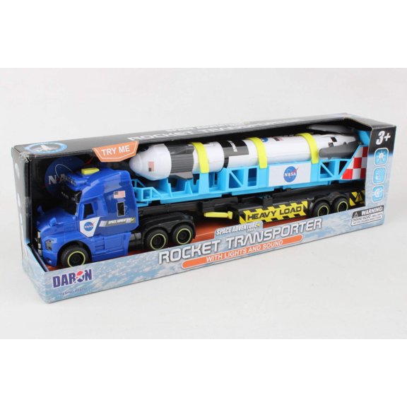 SPACE ADVENTURE ROCKET TRANSPORTER W/LIGHTS SOUND