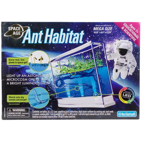 Kristal Educational SA6133 Space Age Ant Habitat - Large