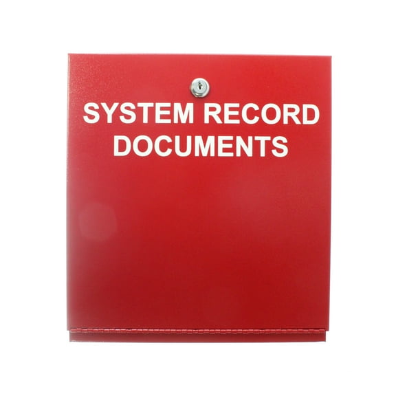 Space Age Electronics SSU00689 SRD System Record Documents, Locking, Red