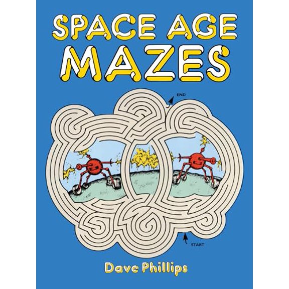 Pre-Owned Space Age Mazes (Paperback) 0486256596 9780486256597