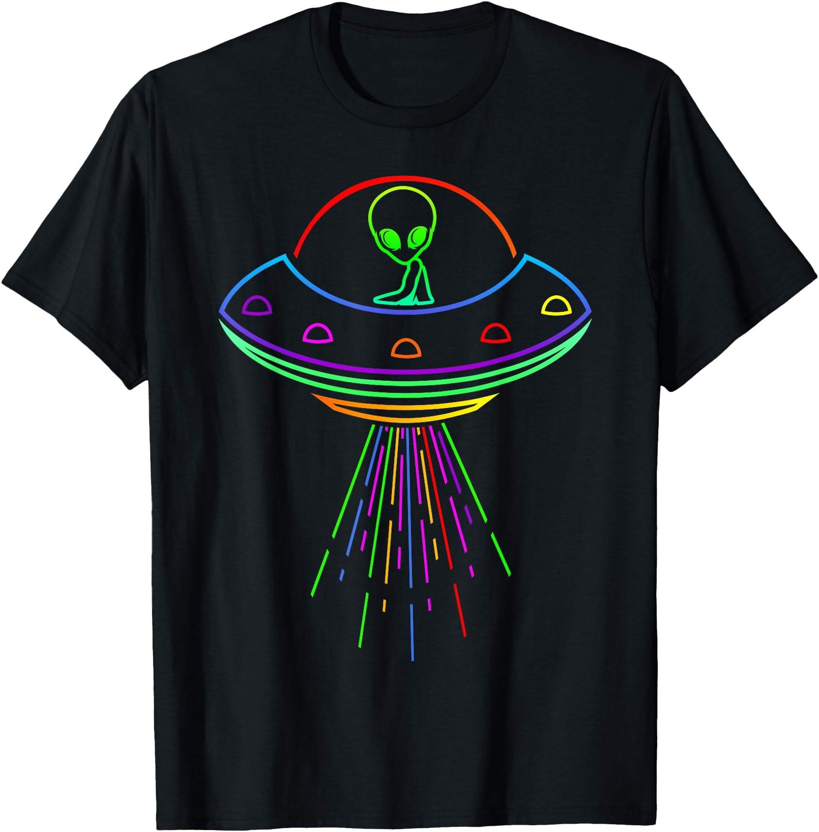 LED Sound Activated E-Q Raver T-Shirt – Black Cotton Shirt With Flashing Equalizer Panel, Adjustable Sensor (Large)