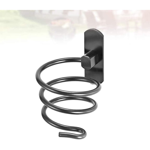 Space Aluminum Blow RackHair Dryer Organizer Wall Mount, Bathroom Washroom Accessories Storage ShelfSimple to Install and