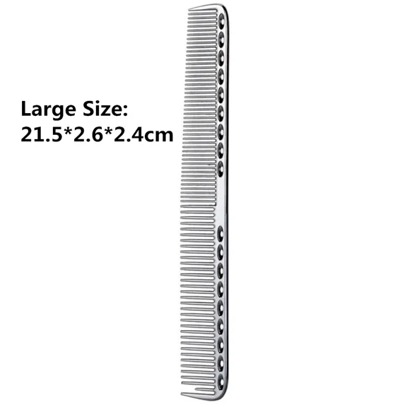 Space Aluminum Hair Comb Pro Hairdressing Combs Hair Brush Hair Cutting Dyeing Hair Brush Barber Tools Salon Accessories