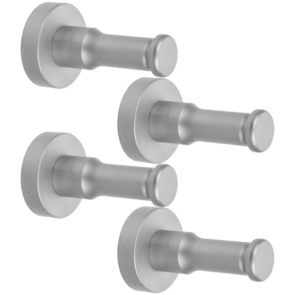 ifundom Silver Heavy Duty Wall Mounted Coat Hooks 4Sets Organizer
