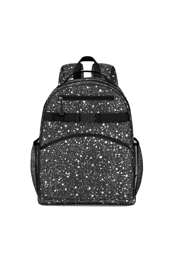 Space And Galaxy Aesthetic Student Backpack Adjustable Shoulder Straps Chest Buckle Lightweight Durable School Backpack