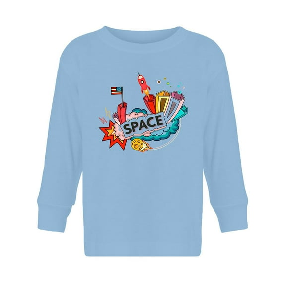 Space And Science Buildings Long Sleeve Toddler -Image by Shutterstock,  2 Toddler