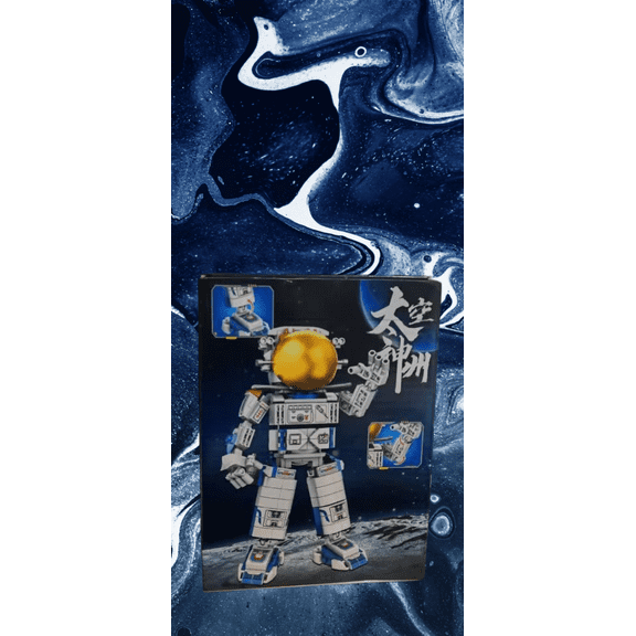 Space Astronaut Building Blocks Set for Adults and Kids, Space Exploration Toy, Astronaut Model, Creative Spaceman Construction Kit, Ideal Christmas and Birthday Gift for Boys and Girls-400pcs