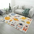 thumbnail image 1 of Space Astronaut Cartoon Carpet Style Living Room Bedroom Rug Modern 3d Entry Door Mats Household, 1 of 8