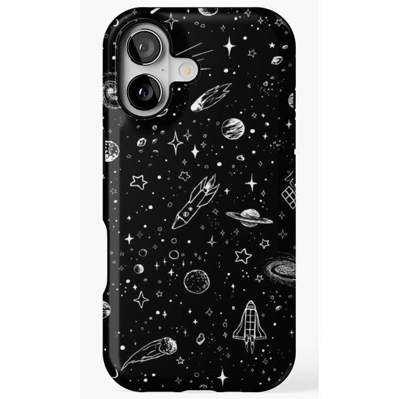 Space Astronaut Galaxy Outer World Design Phone Case for iPhone 17 16 15 14 13 12 11 Pro Max
