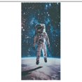 thumbnail image 1 of Space Astronaut Waterproof Polyester Quick-Drying Shower Curtain for Bathroom with 12 Hooks, 1 of 8