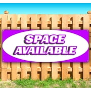 Space Available For Rent 13 oz Vinyl Banner With Metal Grommets