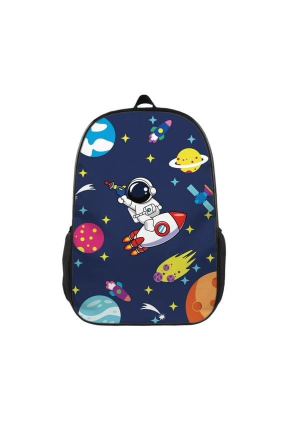 Space Backpack 17 inch Cartoon Space Backpack Large Capacity