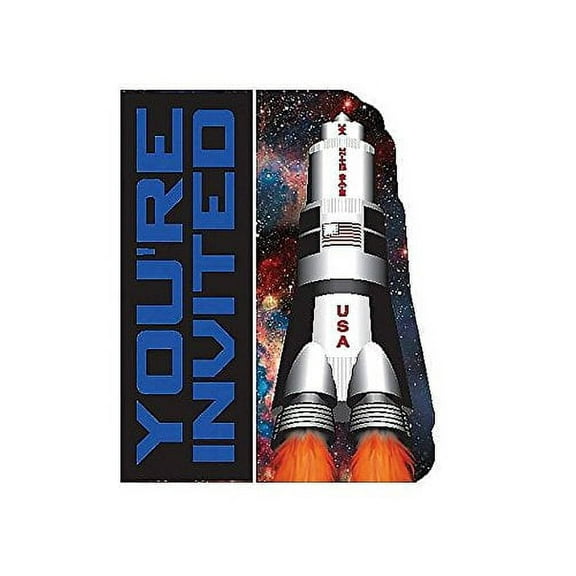 Space Blast Invitations (8 Pack) - Party Supplies