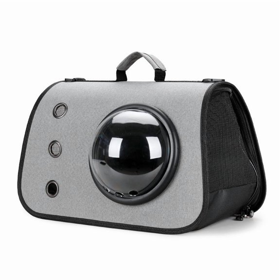 Space Capsule Cat Backpack Carrier Transparent Bubble Portable Breathable Foldable Travel Shoulder Bag for Cats and Small Dogs