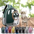 thumbnail image 1 of Space Capsule Pet Backpack Carrier for Cats Small Dogs Breathable Travel Backpack Portable Pet House with Transparent Dome for Outdoor Hiking Walking, 1 of 3