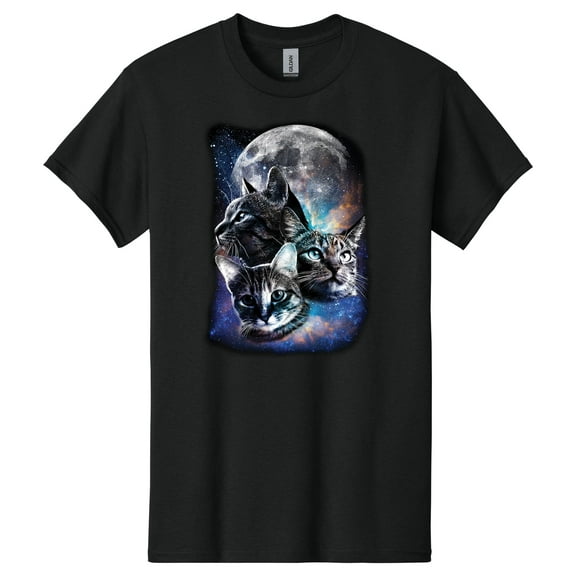 Space Cat Moon T-Shirt