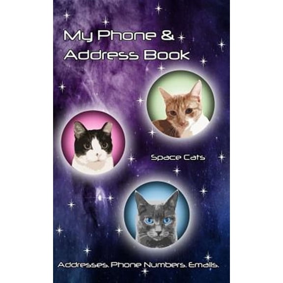 Space Cats Address Book: Phone Numbers and Email