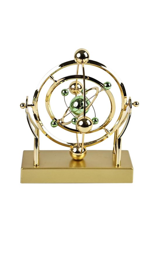 Space Celestial Body Perpetual Motion Instrument With Magnetic Levitation Rotation Skeleton & Simulated Planets, Desktop Decoration For Home Study Office Science Popularization
