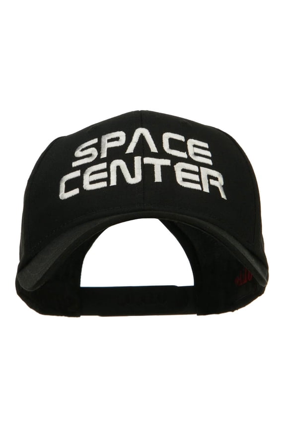 Space Center Embroidered Cotton Twill Cap - Black OSFM