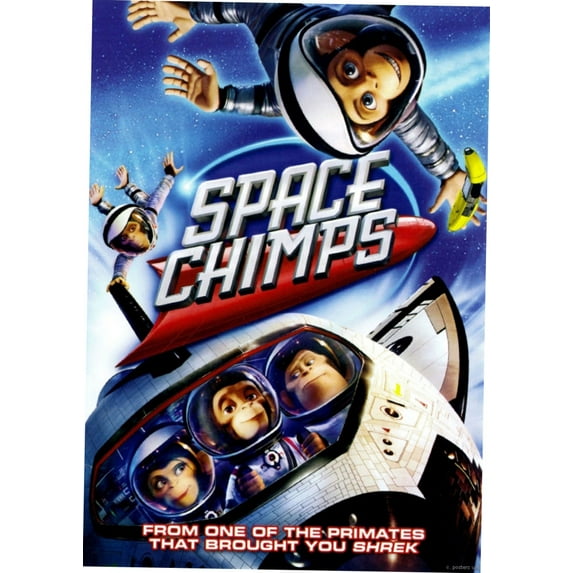 Space Chimps Movie Poster Metal Print 12x16 Large Print On Metal 12x16 Square Adults Best Posters