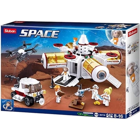 Sluban Space Base Building Brick Kit (642pcs)