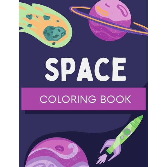 Space Coloring Book, (Paperback)