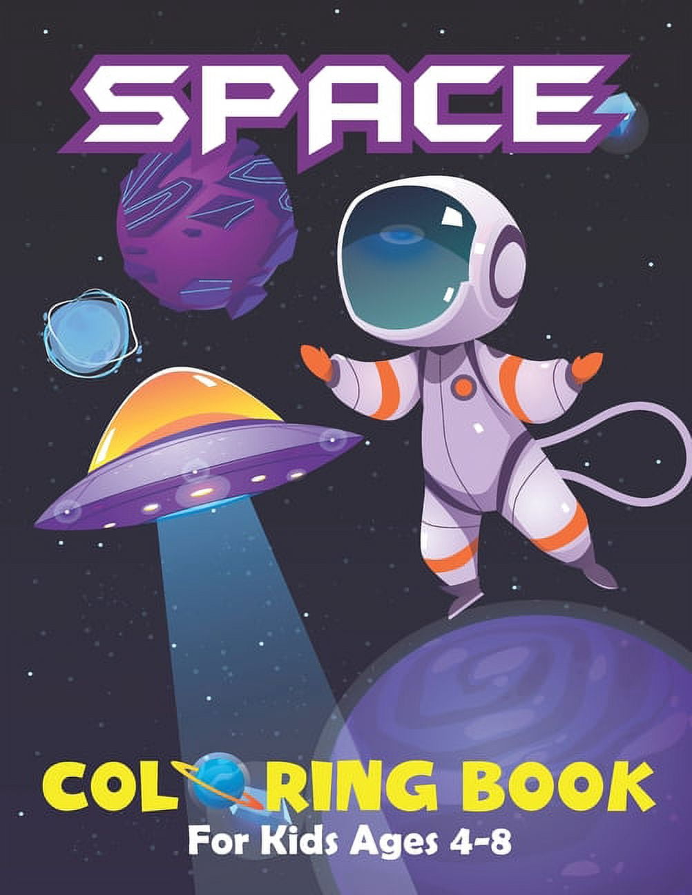 Space Coloring Book For Kids Ages 48 Fantastic space coloring pages