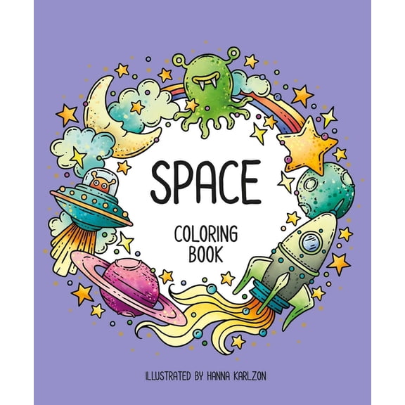 Space: Coloring Book, (Paperback)