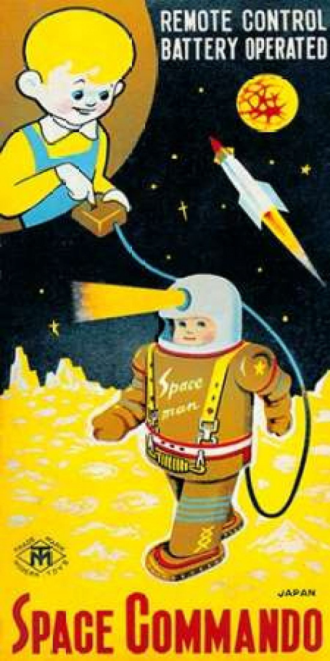 Space Commando Canvas Art - Retrobot (24 x 48)