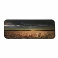 thumbnail image 1 of Space Computer Mouse Pad, Wheat Field Meadow Under Stars Clusters Twilight Harvesting Rural Art Print, Rectangle Non-Slip Rubber Mousepad Large, 31" x 12" Gaming Size, Tan Grey, by Ambesonne, 1 of 2