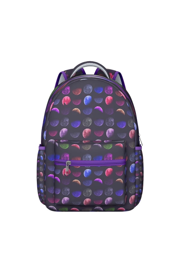 Space Cosmos Nebula Students Backpack Galaxy Celestial Design, Durable and Adjustable Strap School Bag for Students