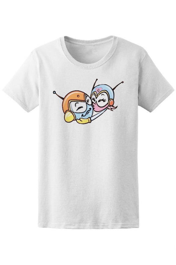 Space Couple Kissing Tee Women's -Image by Shutterstock