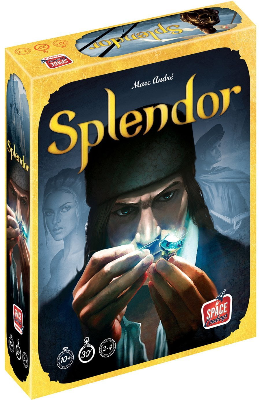 Space Cowboys Splendor Board Game Base Game Strategy 2-4 Players Ages ...