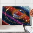 thumbnail image 1 of Space Cutting Board, Apocalyptic Cosmos Design Circular Striped Vibrant Galaxy Mystic Sky Solar System, Decorative Tempered Glass Cutting and Serving Board, Large Size, Multicolor, by Ambesonne, 1 of 1
