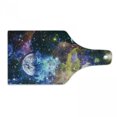thumbnail image 1 of Space Cutting Board, Futuristic Abstract Interpretation of the Stars Planets Mystical Astronomy Theme, Decorative Tempered Glass Cutting and Serving Board, in 3 Sizes, by Ambesonne, 1 of 2