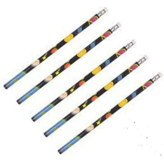 Space Design Solar System Pencil Set of 10 Graphic Pencils