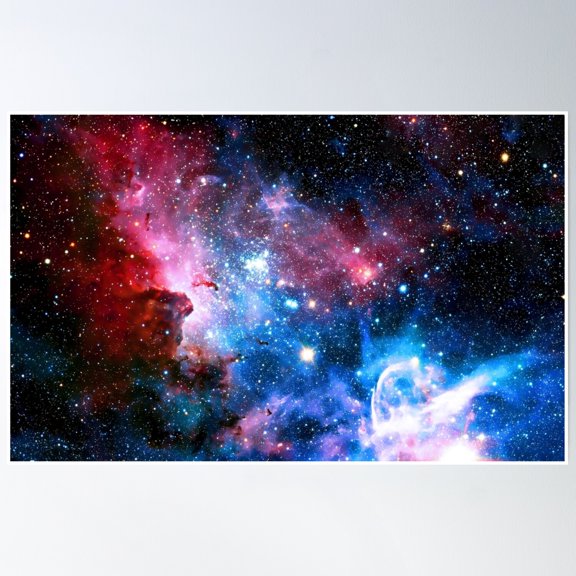 Space Design Two Poster Wall Art, Modern Wall Decor, 8x12 UNFRAMED