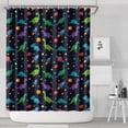 thumbnail image 1 of Space Dinosaur Pattern Shower Curtain 72"x84" ,Bathroom Decorative Shower Curtains Set with 12 Hooks,Modern Waterproof Washable Shower Curtain, 1 of 6