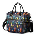 thumbnail image 1 of Space Dinosaurs Rockets Pattern Womens Lunch Box for Work,Insulated Large Lunch Bag for Tween and Teen,Loncheras Para Mujer,Leakproof Adult Lunch Bag for Work,Beach,Travel,Picnic,Camping, 1 of 7