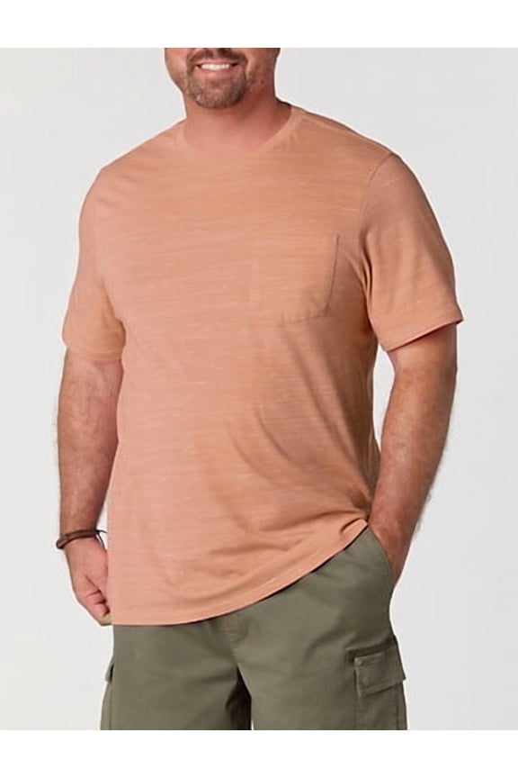 Space Dye Pocket T-Shirt Shell Coral Sd 2XL