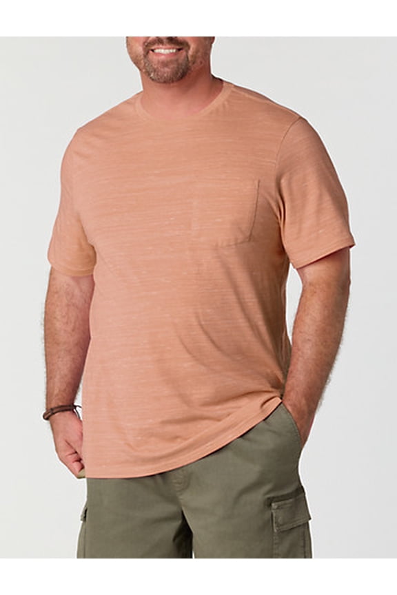 Space Dye Pocket T-Shirt Shell Coral Sd 3XL
