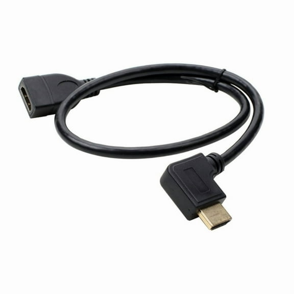 Space Efficient 90 Degree HDTV Extension Cable for Optimals Performances