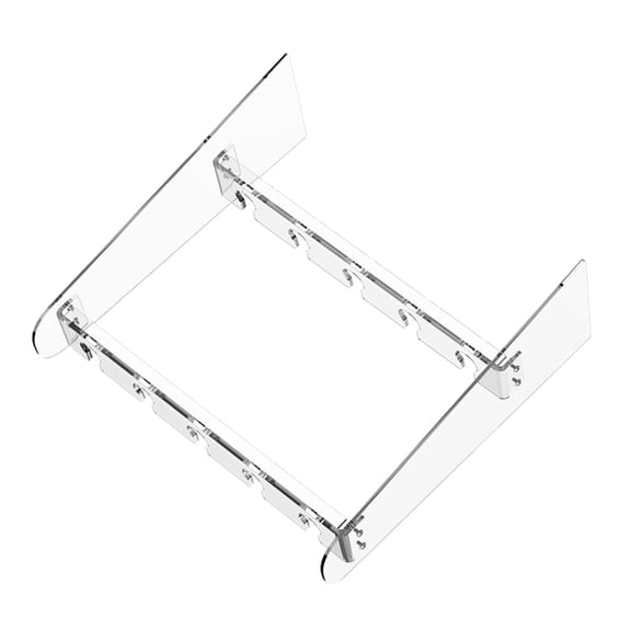 Space Efficient Acrylic Stemwares Rack Tabletop Champagne Flute Stand Practical Acrylic Wine Glass Holder for Event