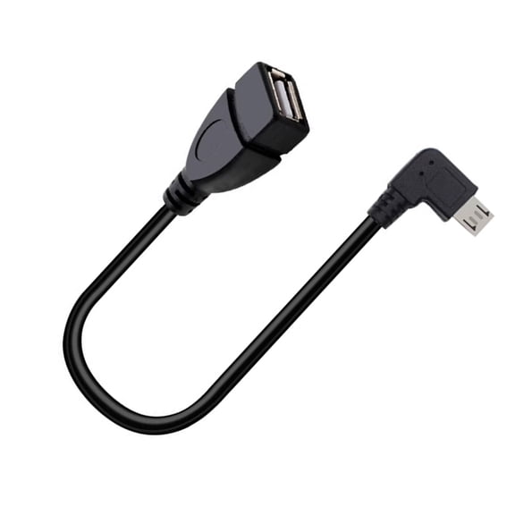 Space Efficient Angled USB A To USB Adapter Supports Reliability 480Mbps Data Transfer And Compactly Storage