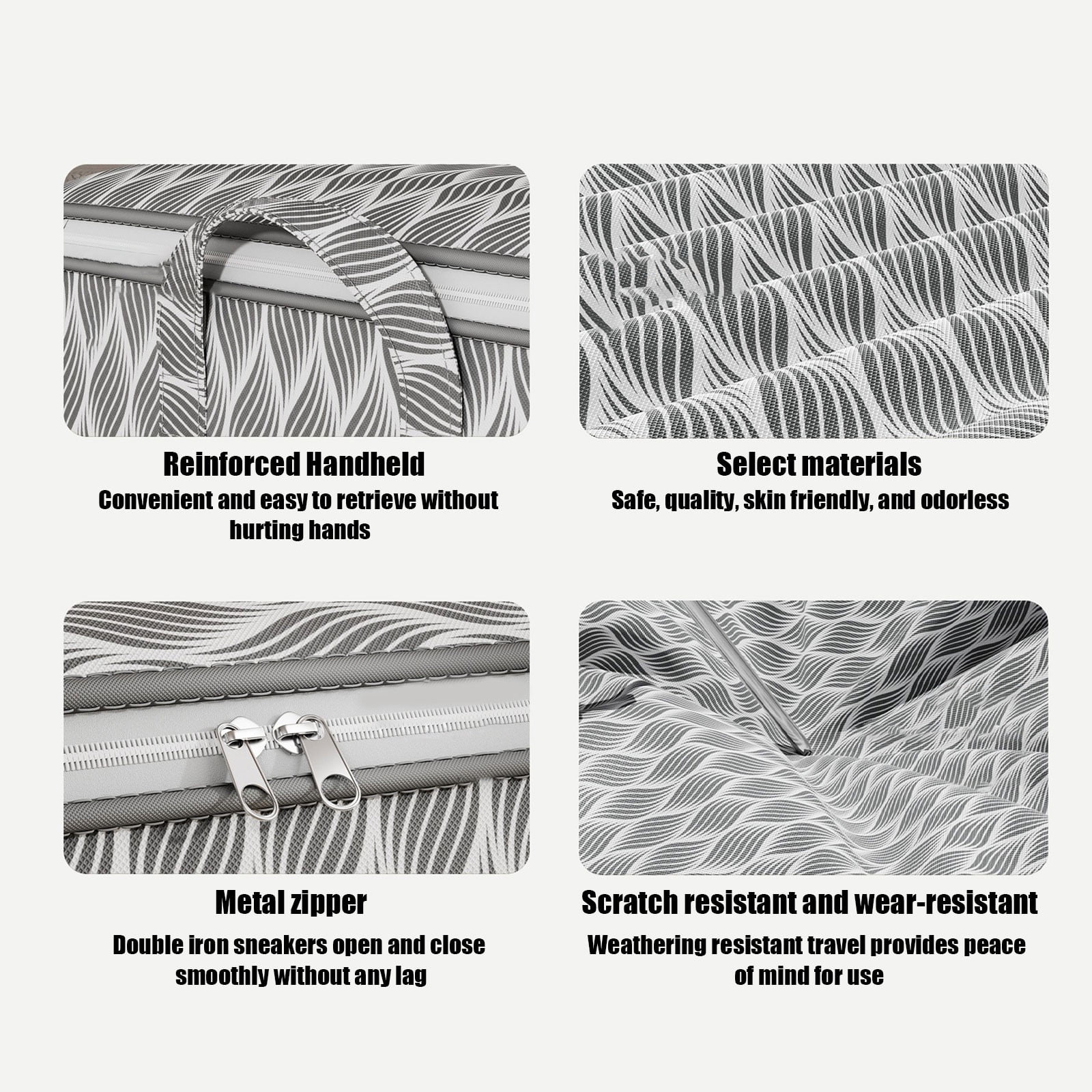 Illustration of Space-Efficient Foldable Storage Solutions