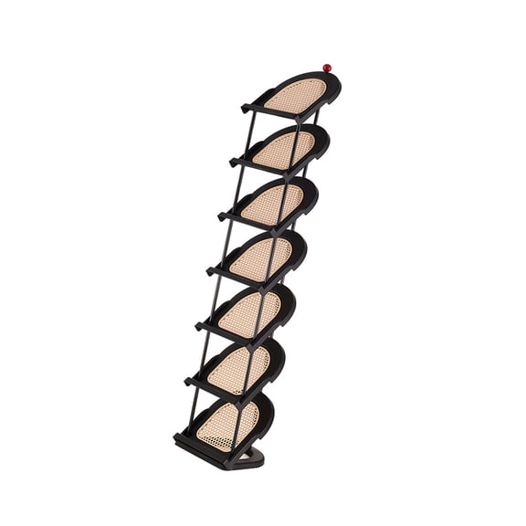 Space Efficient Multi Layer Shoe Rack Easy Access Slanted Profile Footwear Storage Organiser for Narrow Area