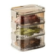 thumbnail image 1 of Space Efficient Spices Rack Organiser Stackable Clear View Compartments For Herb, 1 of 16